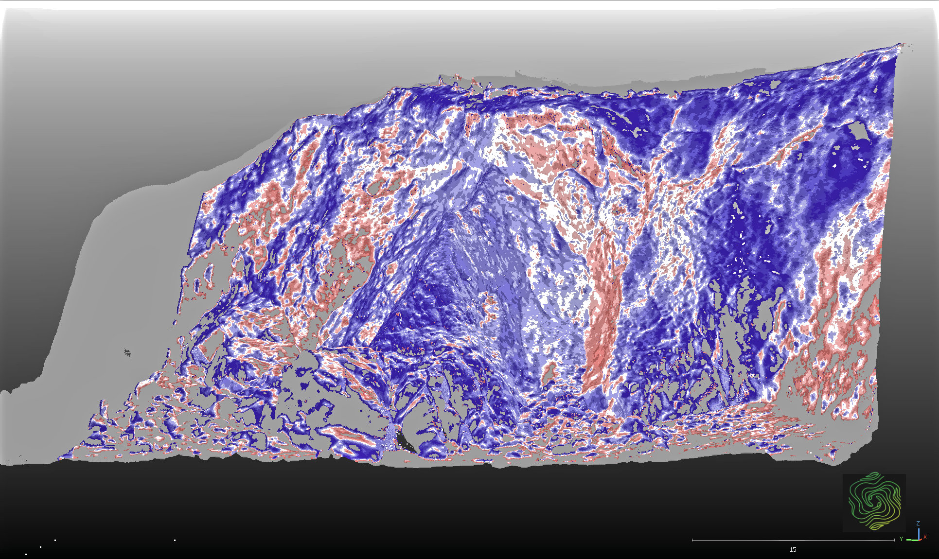 Analyse comparative de nuages de points par photogrammétrie — glissement de terrain